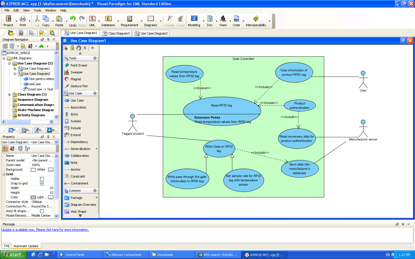 Диаграмма вариантов использования в visio